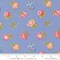 Fabric Moda Blue Field Floral Memory Lane by the Quarter Yard 18781-15